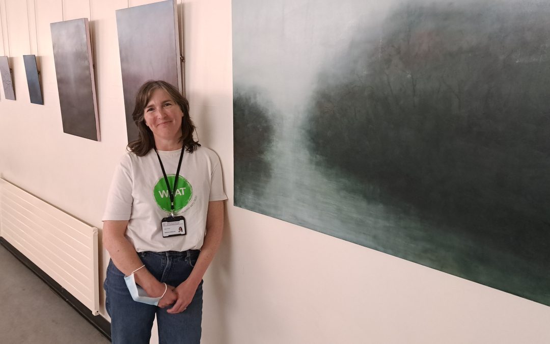 In A Landscape by Eilis O’Toole on the Staff Art Wall